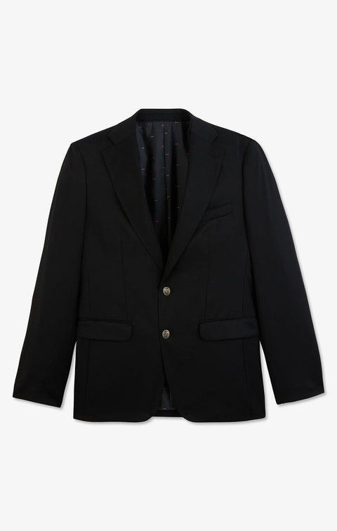 Blazer noir 100 % laine - Image 2