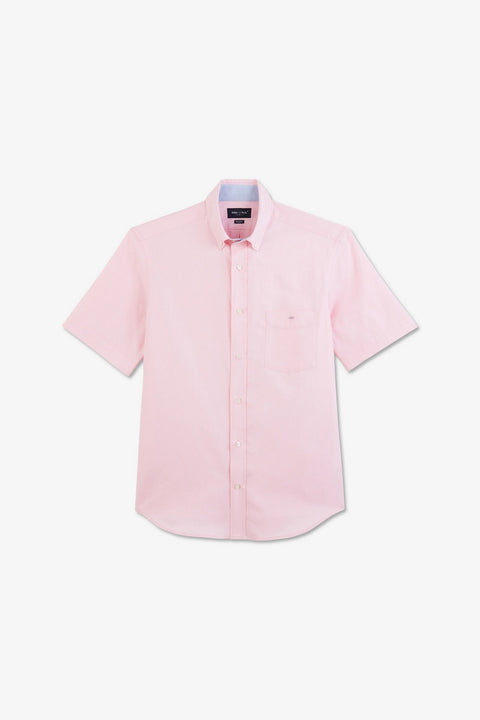 Chemisette rose unie en coton - Image 2