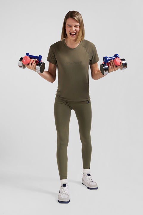 Jogging de sport stretch kaki - Image 1