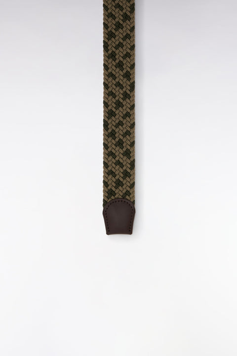 Ceinture élastique en caoutchouc camaïeu kaki - Image 3