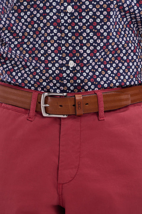 Ceinture en cuir marron - Image 2