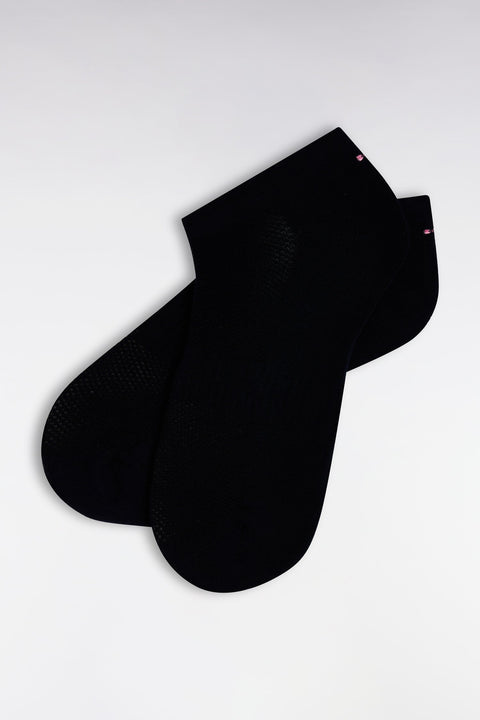 Chaussettes en coton stretch mélangé marine - Image 2