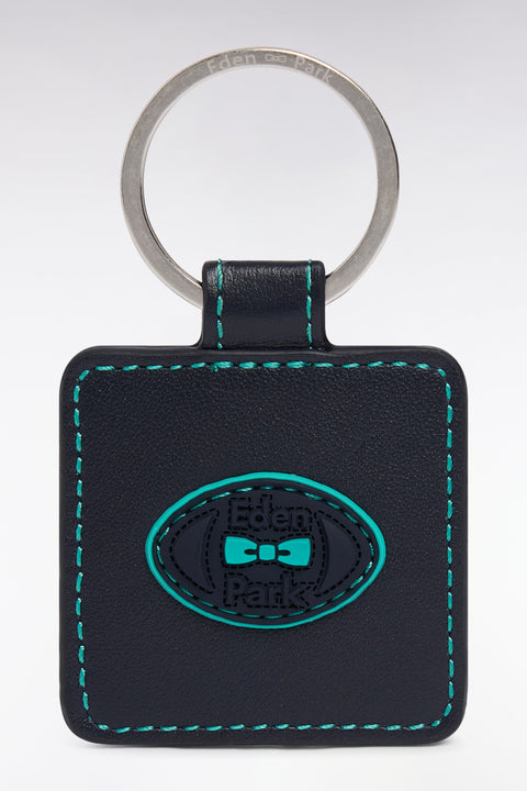 Porte-clefs en cuir vert - Image 1