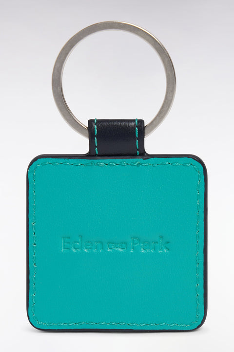 Porte-clefs en cuir vert - Image 2