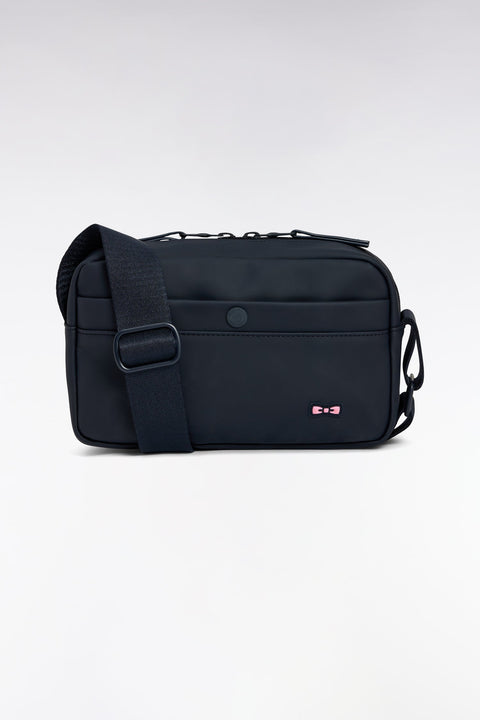 Camera bag en gomme uni marine - Image 1