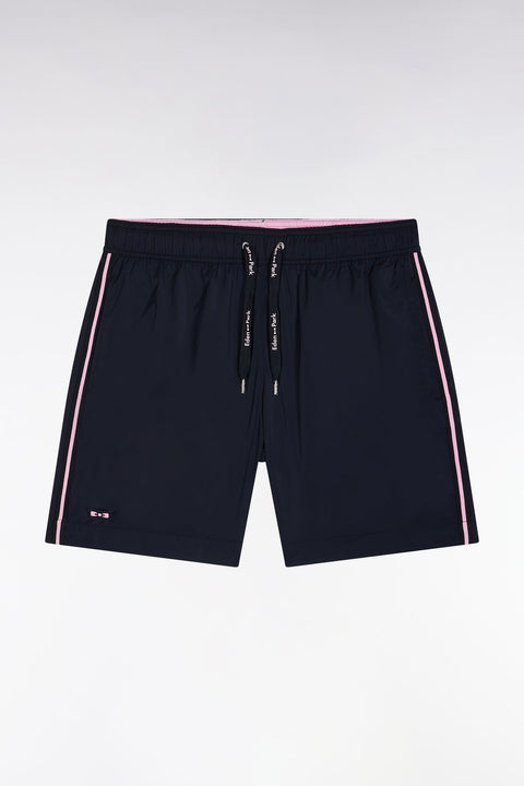 Maillot de bain marine à détails tricolores - Image 2