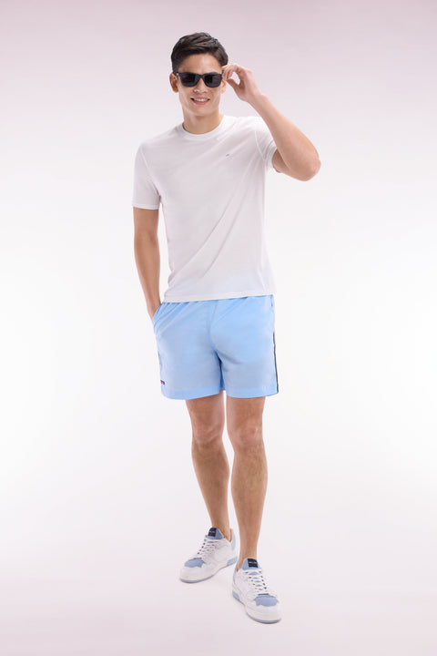 Maillot de bain ciel à détails tricolores - Image 3