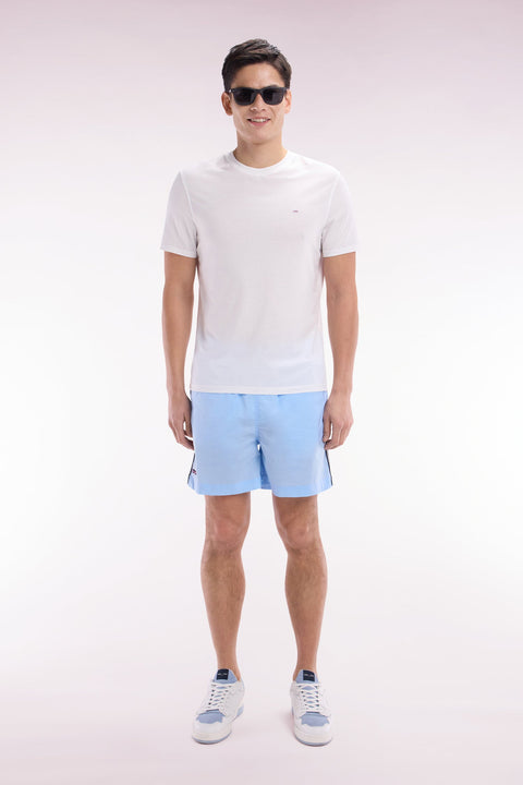 Maillot de bain ciel à détails tricolores - Image 1