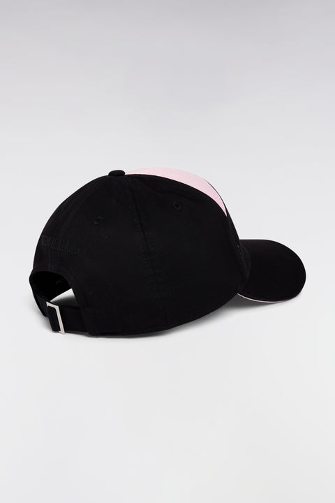 Casquette en coton noir et rose New Zealand - Image 2