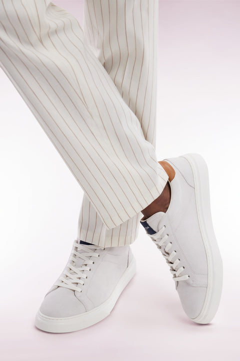 Baskets basses en cuir blanc - Image 2