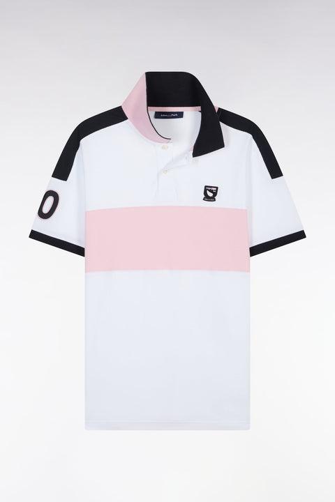 Polo à manches courtes New Zealand en coton blanc coupe décontractée - Image 2