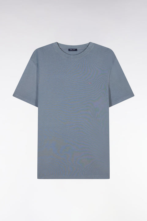 T-shirt manches courtes gris coupe droite - Image 2