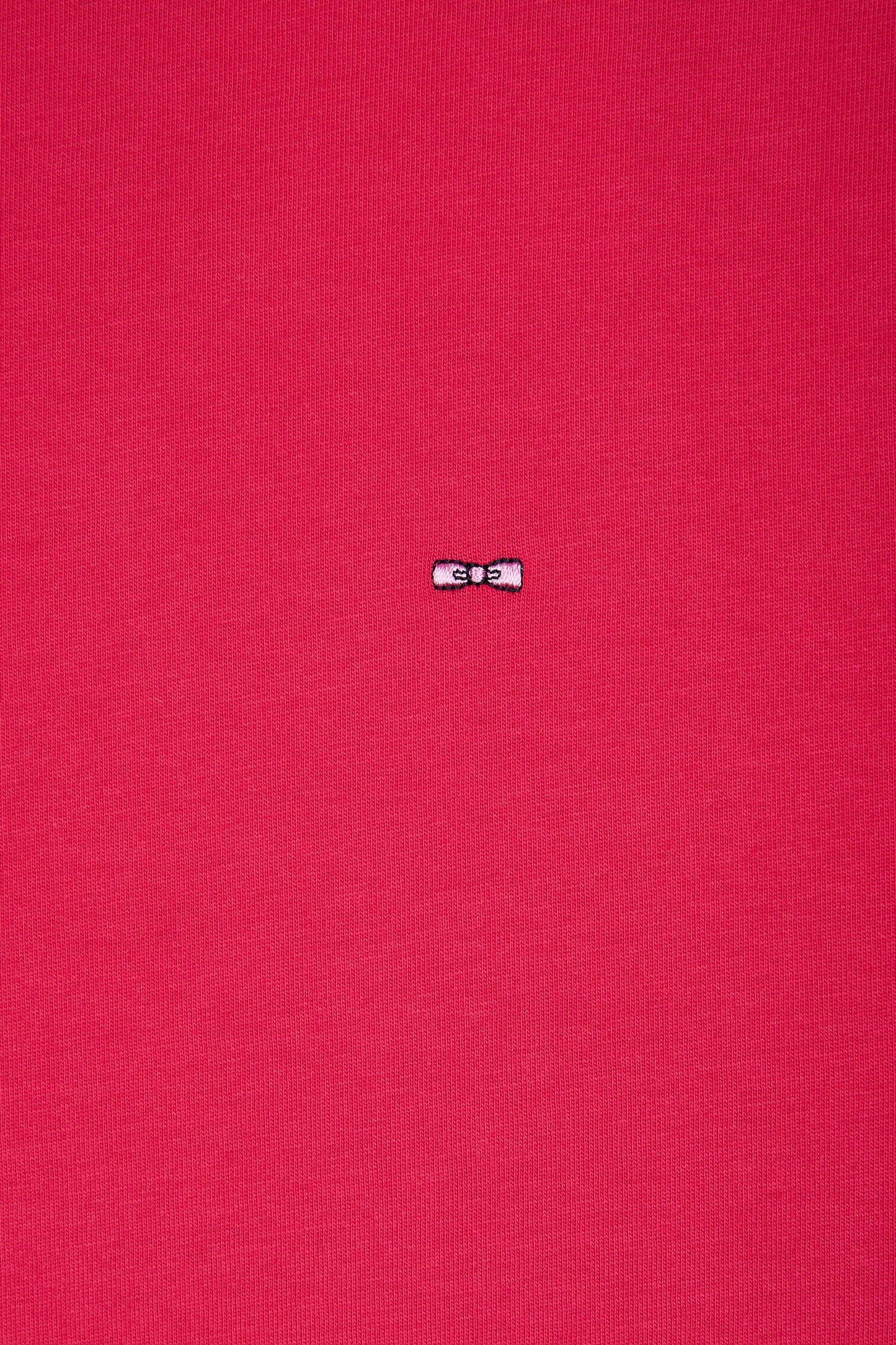 T-shirt en coton Pima fuchsia coupe droite
