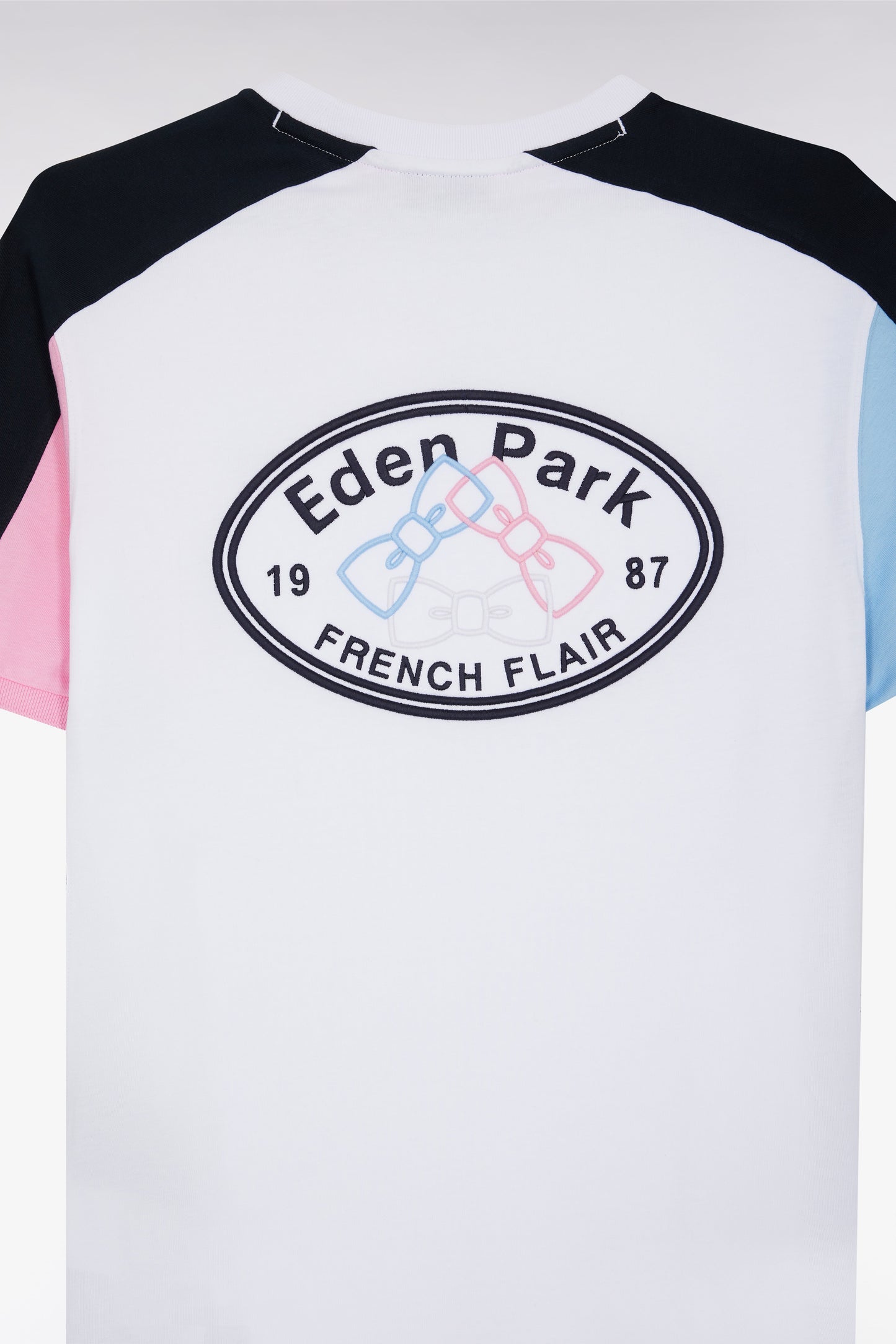 T-shirt à manches courtes en coton blanc coupe droite