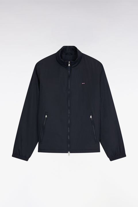 Blouson coupe-vent en nylon marine - Image 1