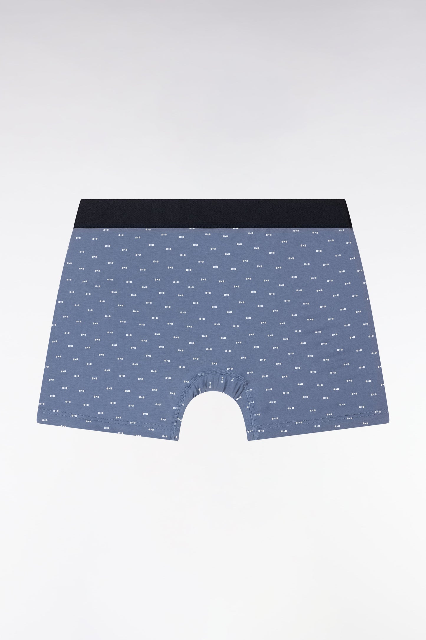 Boxer en jersey de coton stretch à micromotifs nœuds papillon gris
