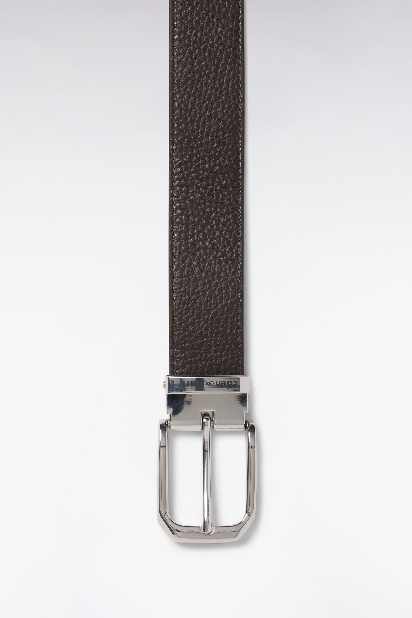 Ceinture réversible en cuir marron