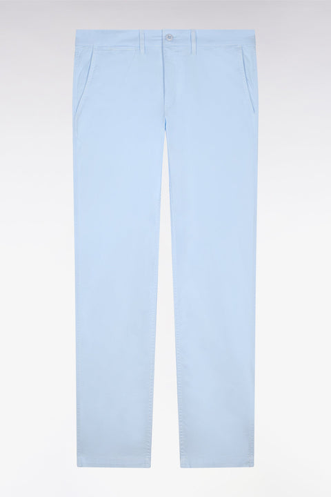 Pantalon chino regular en coton stretch ciel - Image 2