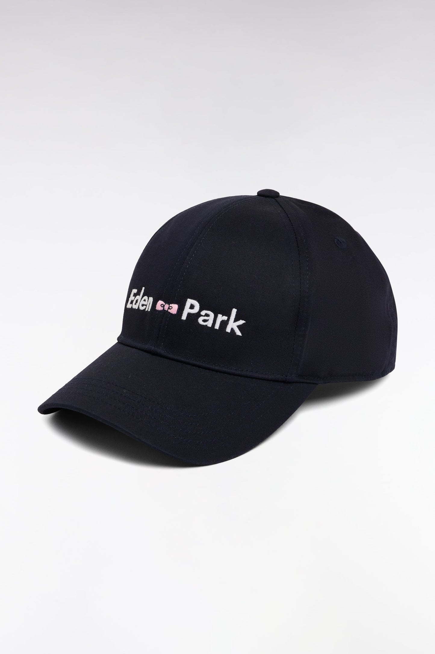 Casquette en twill de coton marine broderie Eden Park