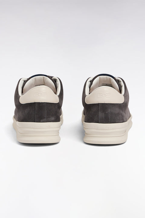 Baskets en cuir suédé marron - Image 2