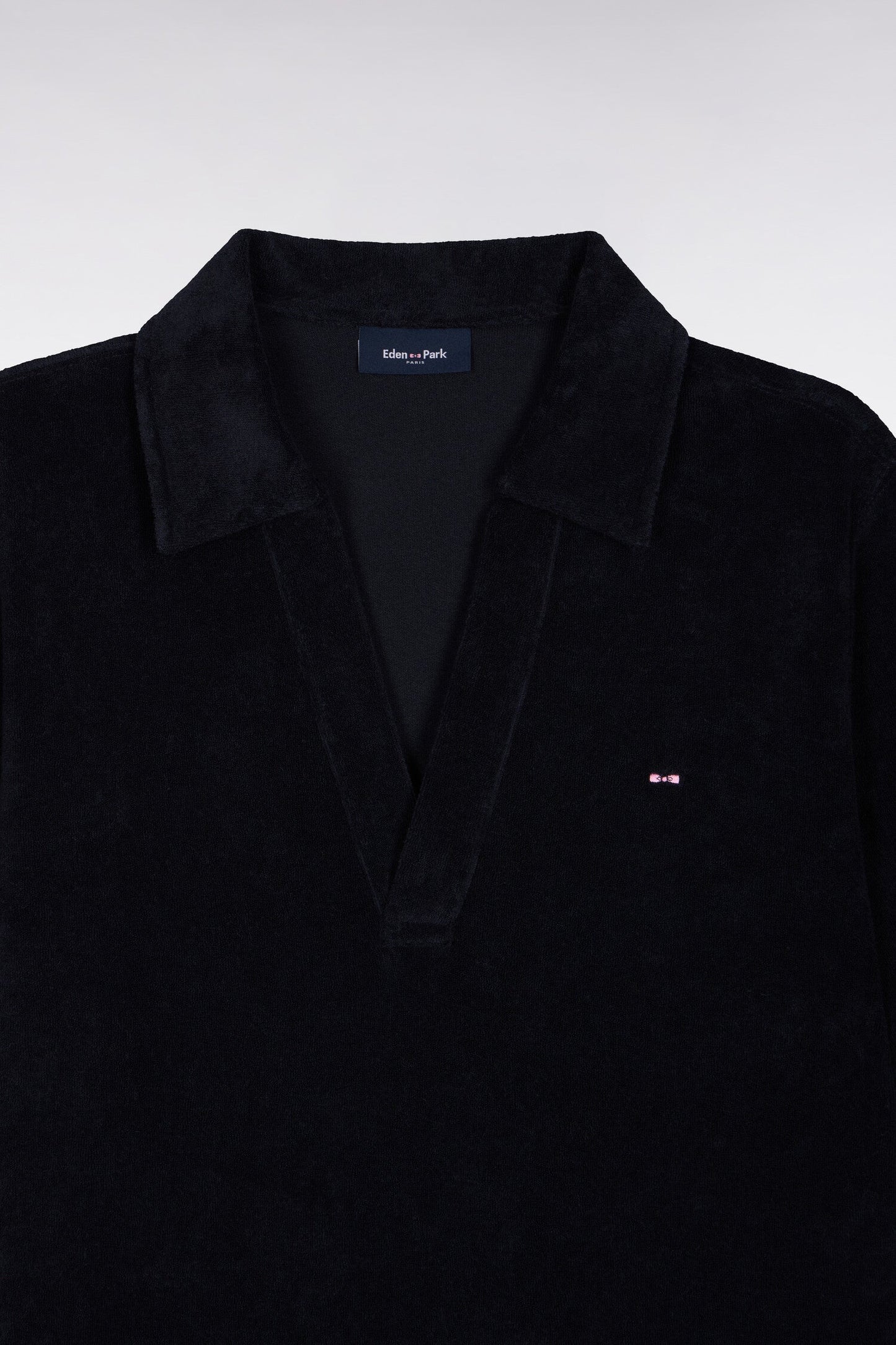 Robe courte en éponge marine coupe droite