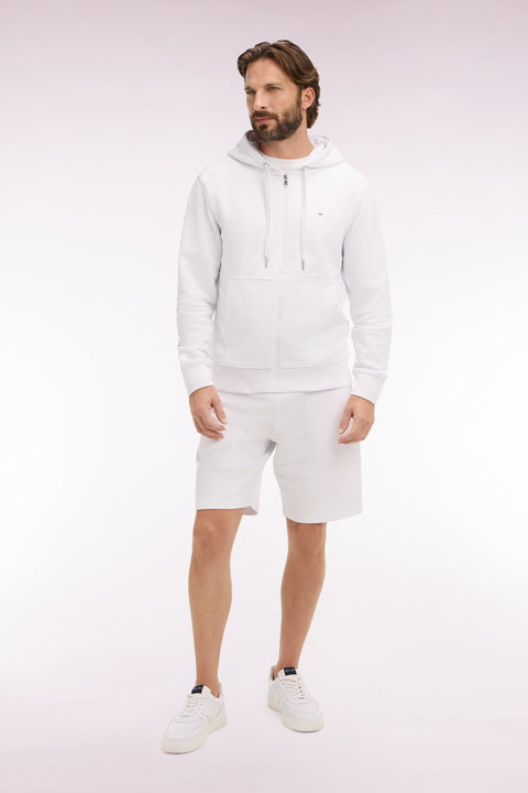 Short en molleton coton blanc - Image 3