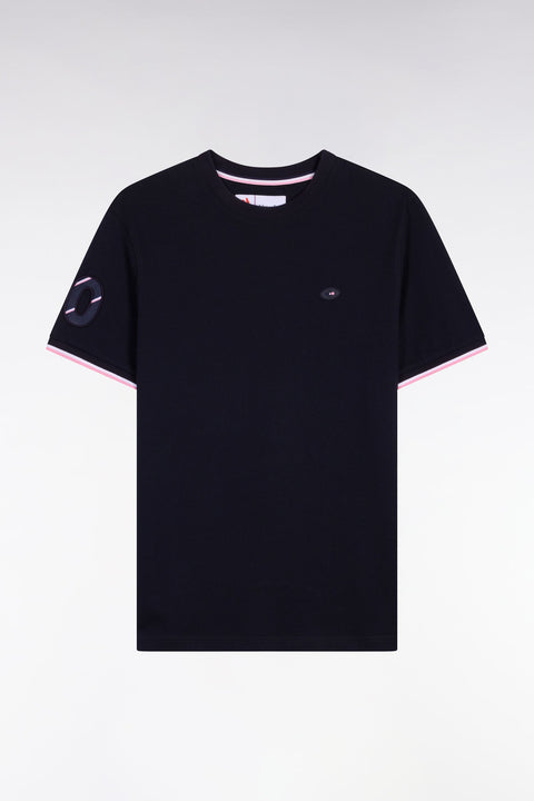 T-shirt XV de France à manches courtes en coton marine coupe regular - Image 2