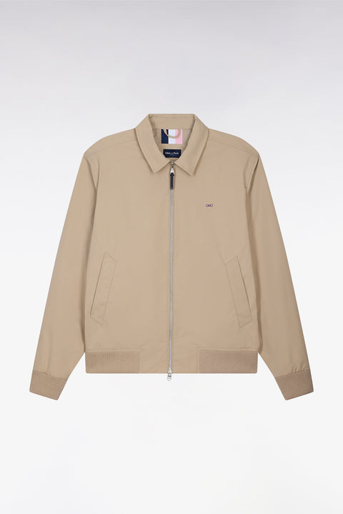 Blouson en nylon beige - Image 2