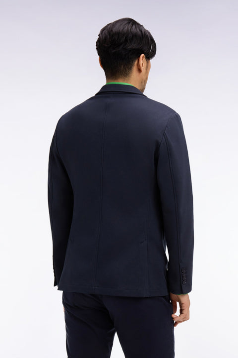 Veste en jersey de coton stretch marine - Image 2