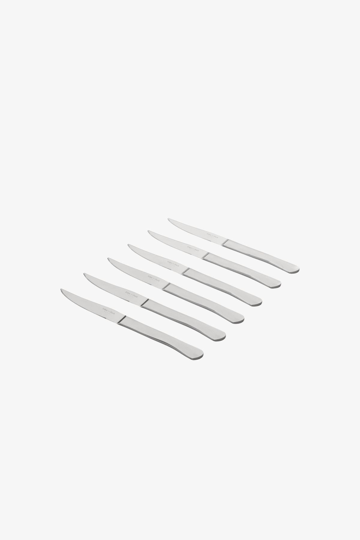 Lot de 6 couteaux de table en inox