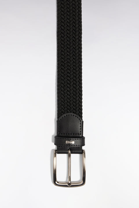 Ceinture textile élastiquée noir - Image 2
