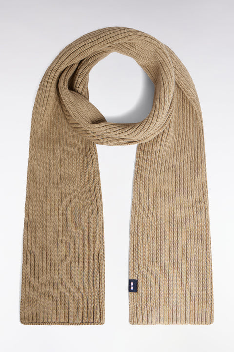 Écharpe en coton beige - Image 1