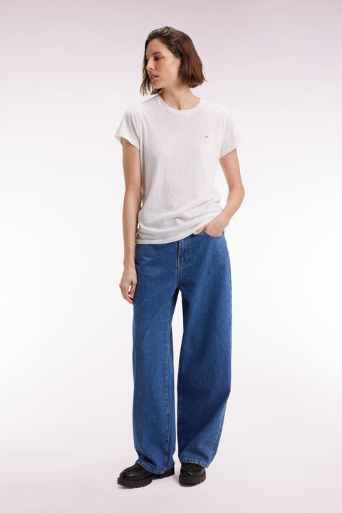 Jean en denim brut coupe Relaxed à jambes larges - Image 3