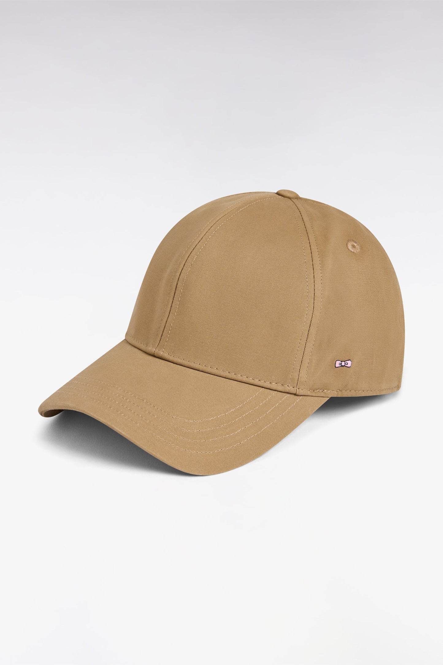 Casquette en piqué coton beige