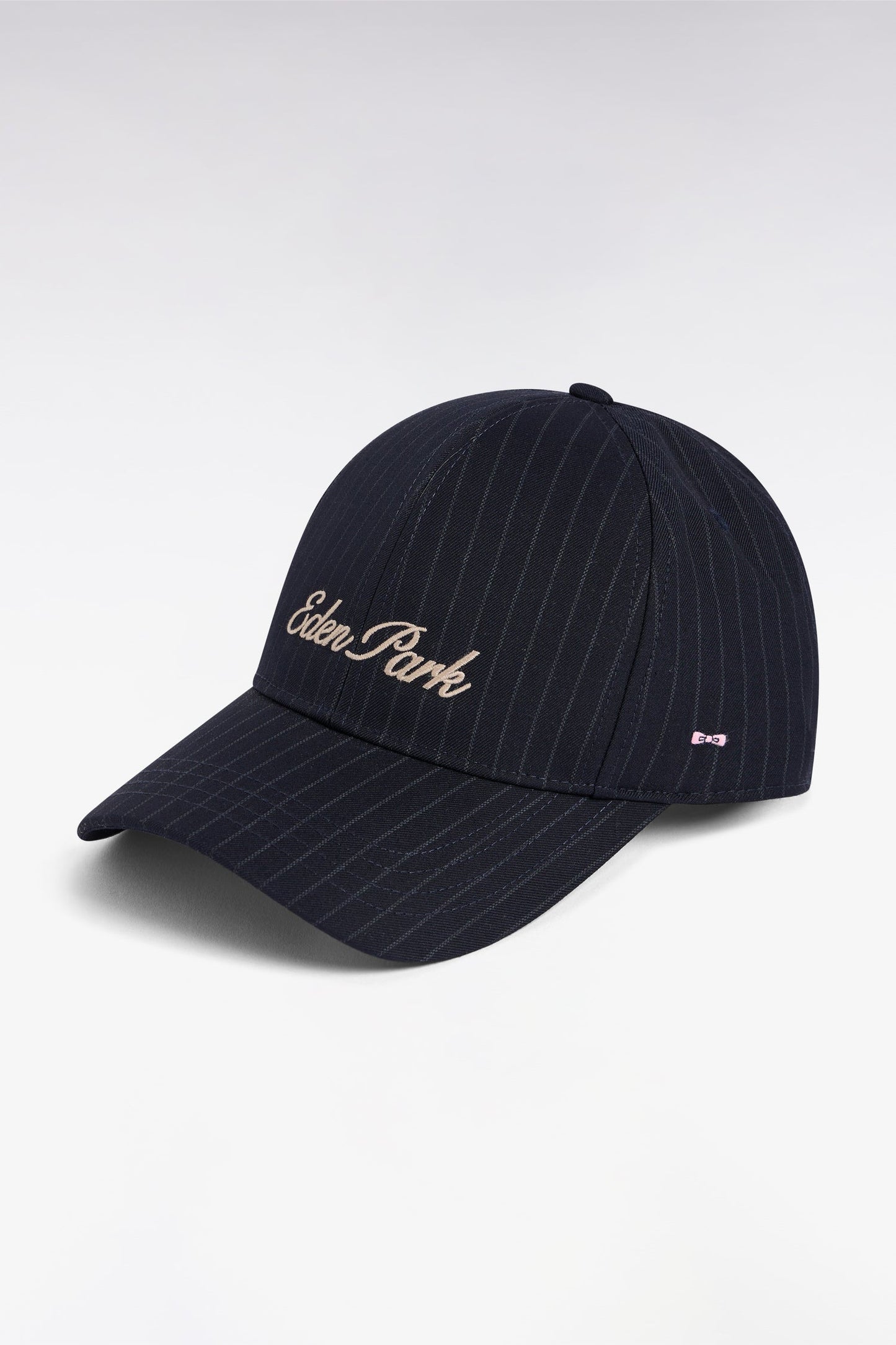 Casquette en coton à rayures italienne et broderie Eden Park