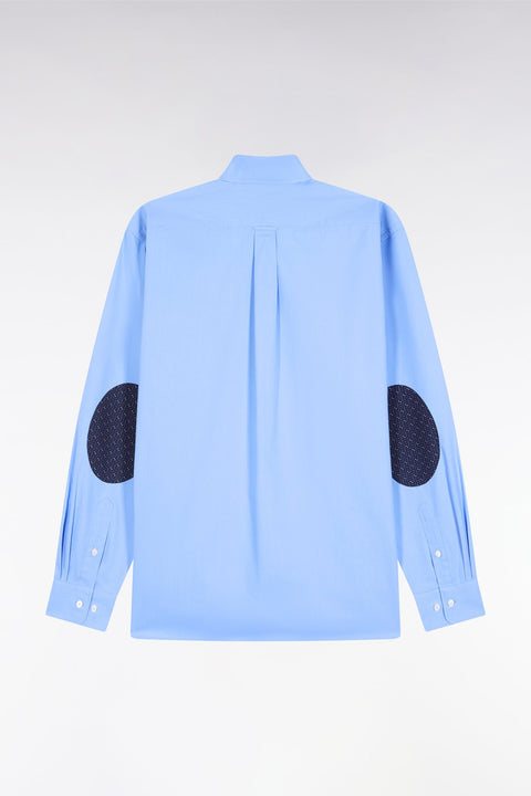 Chemise en coton ciel à coudière imprimées coupe droite - Image 2