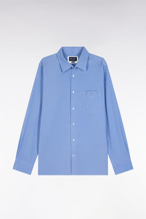 Chemise en velours ciel coupe droite - Image 2