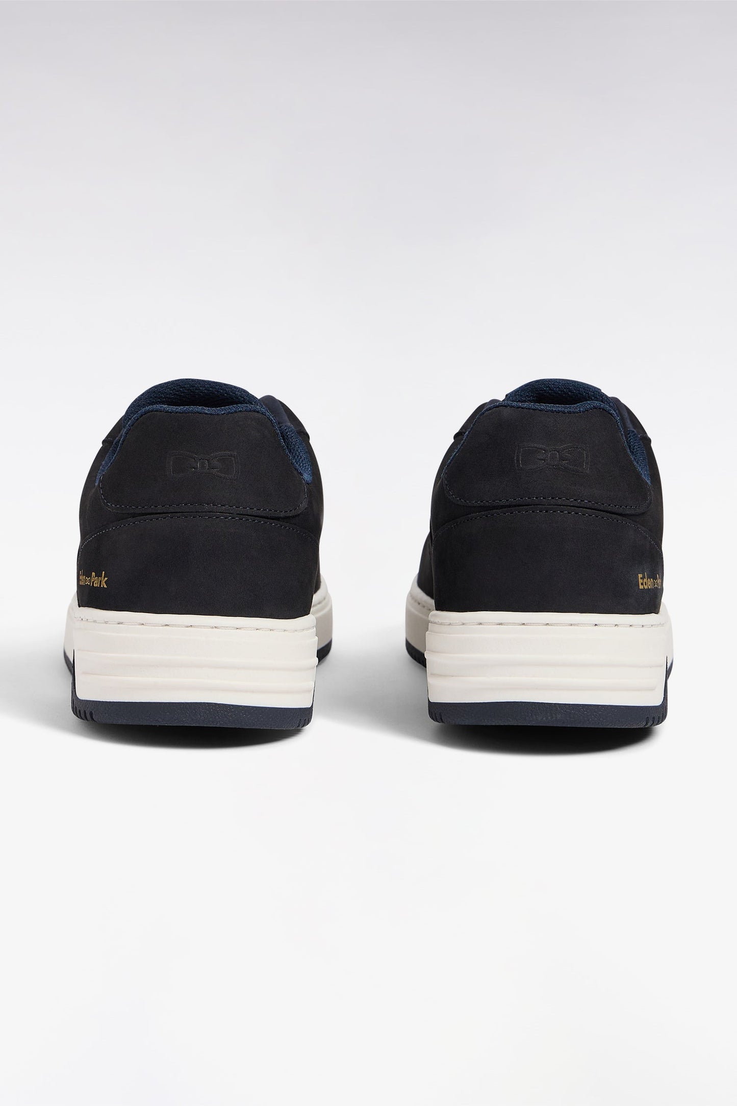 Sneakers en cuir suédé marine