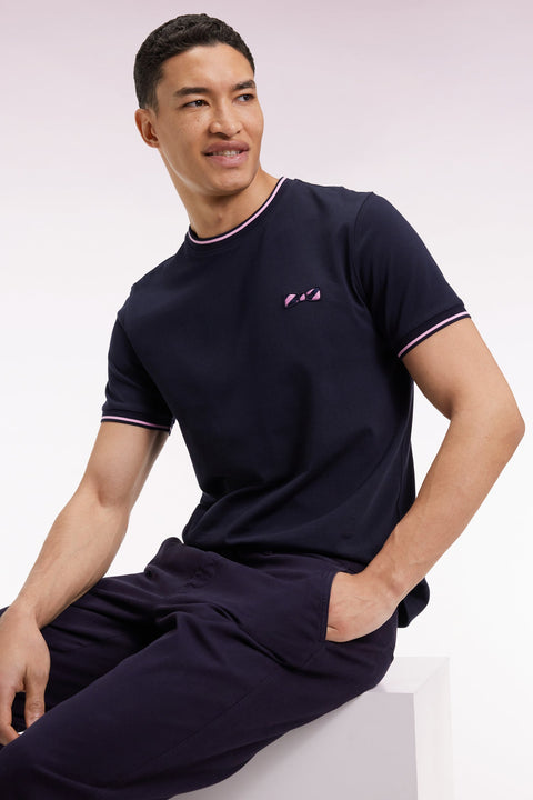T-shirt à manches courtes en coton ciel - Image 3