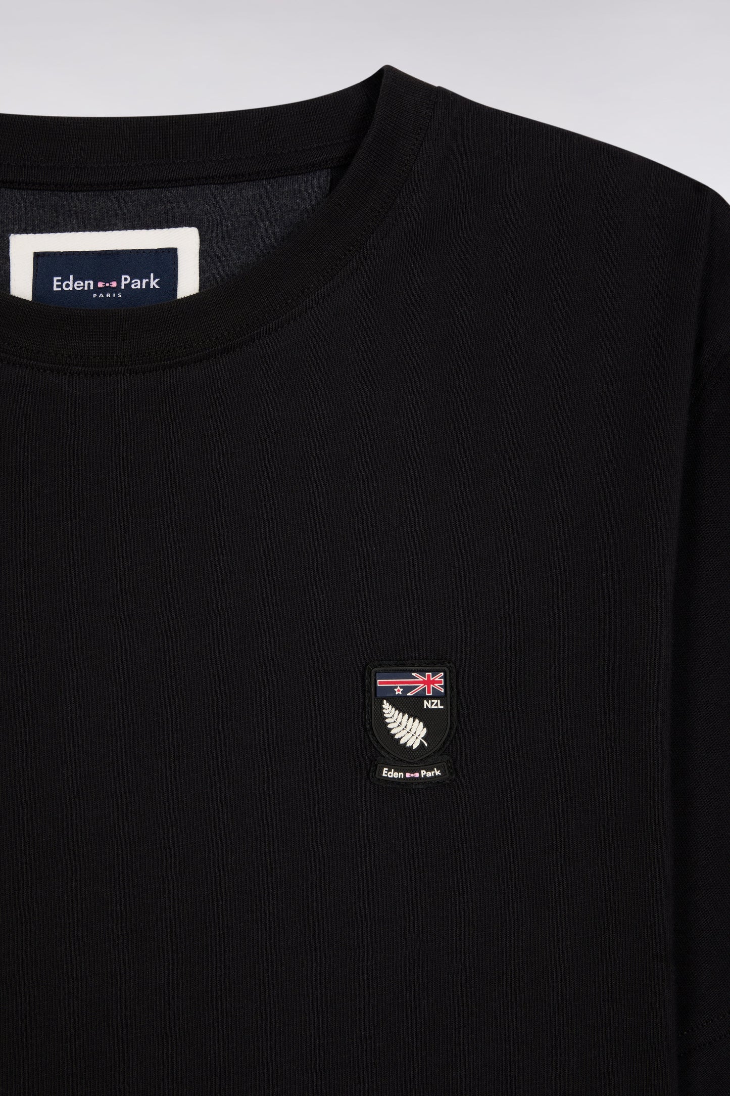 T-shirt à manches courtes en coton noir