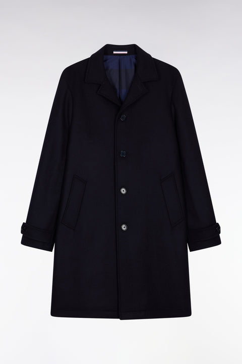 Manteau en laine mélangée marine - Image 2
