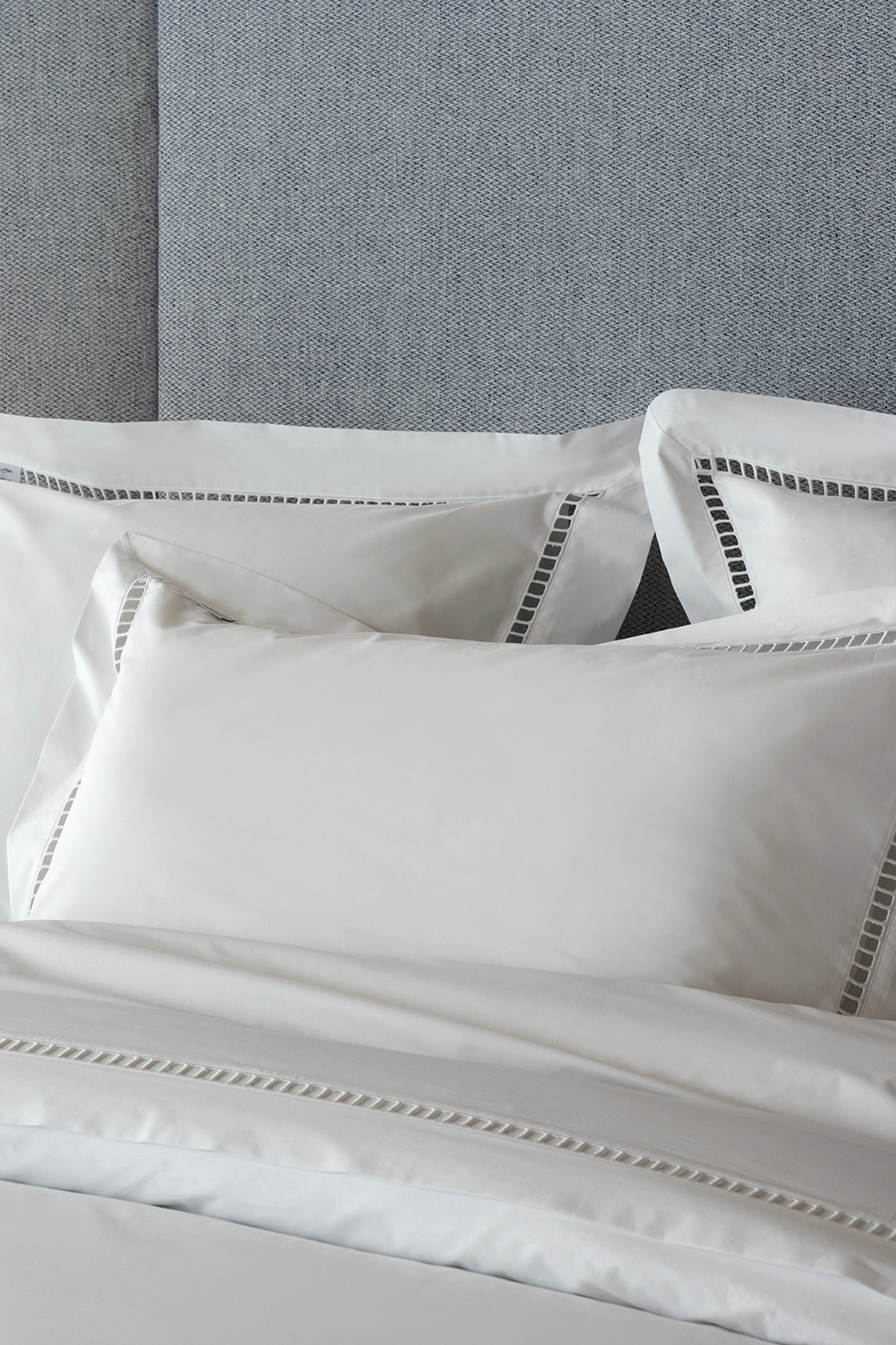 Housse de couette blanche - Dentelle et crampon