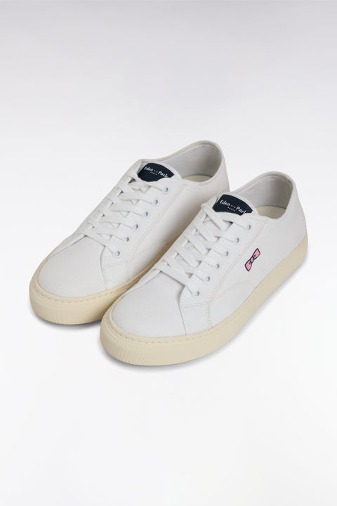 Baskets basses en coton blanches - Image 3