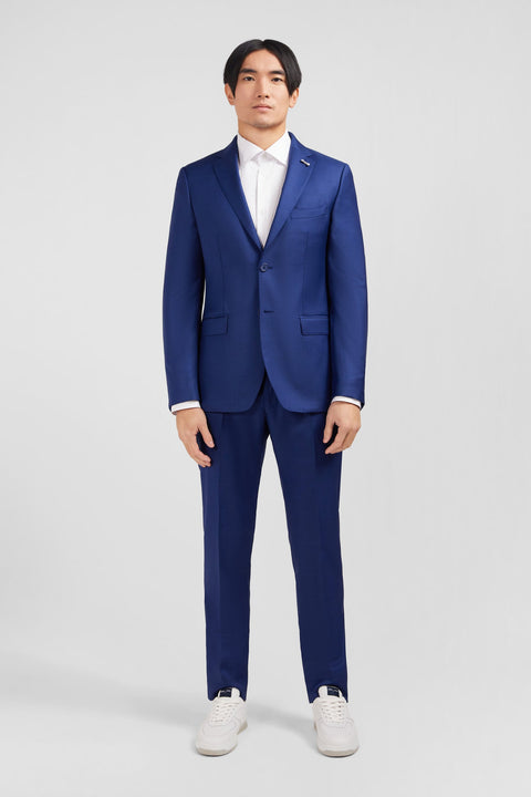 Costume slim en laine bleu - Image 1