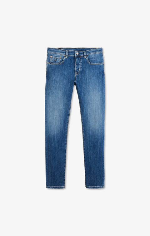 Jean bleu en coton stretch - Image 2