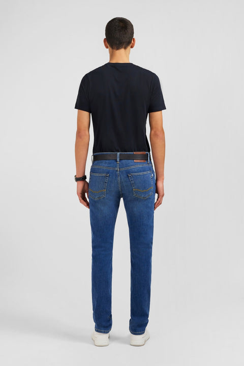 Jean bleu en coton stretch - Image 3