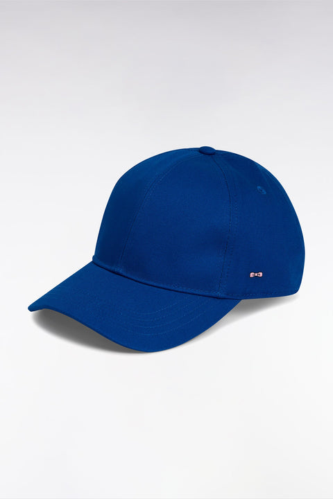 Casquette unie en twill de coton marine broderie nœud papillon - Image 2