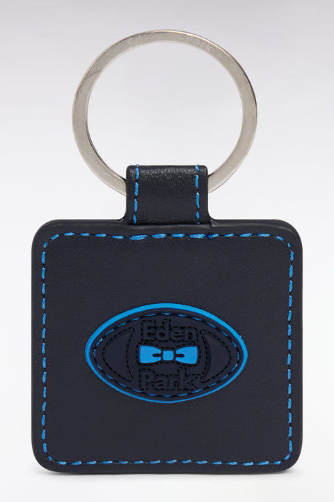 Porte-clefs en cuir bleu - Image 1