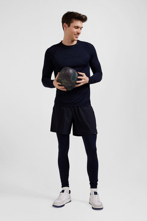 Jogging de sport stretch bleu marine - Image 1