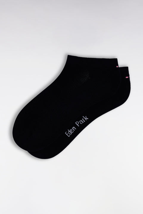 Chaussettes en coton stretch mélangé marine - Image 1